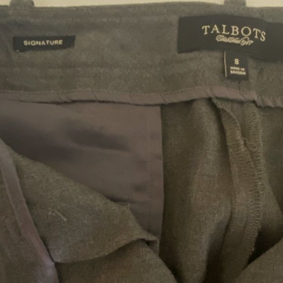 Talbots - size 8 Signature Wool Blend Pants NWOT - Picture 3 of 5